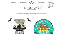 Desktop Screenshot of gingerline.co.uk