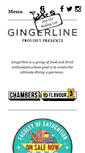 Mobile Screenshot of gingerline.co.uk